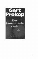 Der Samenbankraub : neue Kriminalgeschichten aus dem 21. Jahrhundert
