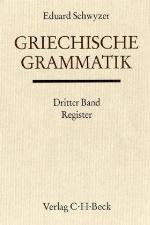 Handbuch der Altertumswissenschaft 1/3, Griechische Grammatik