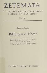 Bildung Und Macht