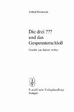 Die drei ??? und das Gespensterschloss (Die drei Fragezeichen, #1).