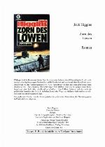 Zorn des Löwen Roman