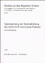 Untersuchung Zur Stammbildung Des Keilschrift Luwischen Nomens