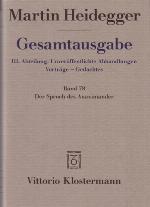 Martin Heidegger, Gesamtausgabe