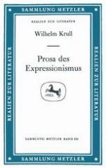 Prosa des Expressionismus