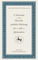 Deutsche geistliche Dichtung des 11. und 12. Jahrhunderts.