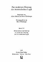 Südamerikanische Beiträge zur modernen Deutung der Aristotelischen Logik