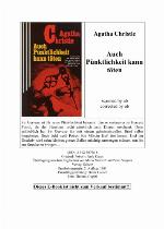 Auch Pünktlichkeit kann töten