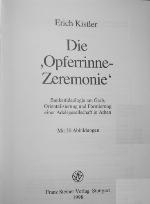 Opferrinne-Zeremonie
