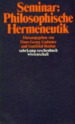 Seminar philosophische Hermeneutik
