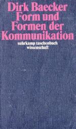 Form und Formen der Kommunikation