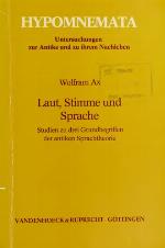 Laut, Stimme und Sprache