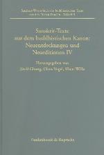 Sanskrit-Texte Aus Dem Buddhistischen Kanon