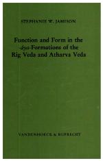 Function and Form in the -YA-Formations of the Rig Veda and Atharva Veda