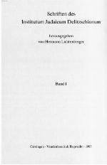 Begegnungen zwischen Christentum und Judentum in Antike und Mittelalter 