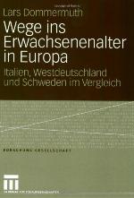 Wege Ins Erwachsenenalter in Europa