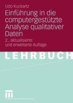 Einführung in die computergestützte Analyse qualitativer Daten