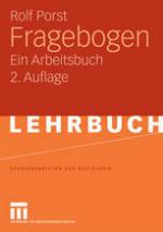 Fragebogen : Ein Arbeitsbuch