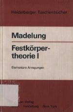 Festkörpertheorie I