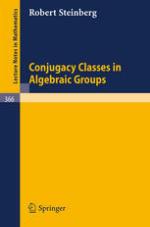 Conjugacy Classes in Algebraic Groups