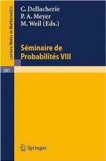 Seminaire de Probabilites VIII