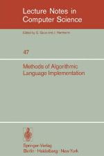 Methods of Algorithmic Language Implementation