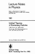 Unified Theories of Elementary Particles