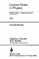 Classical, Discrete Spin Models