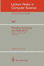 Rewriting Techniques and Applications