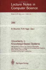 Uncertainty In Knowledge Based Systems