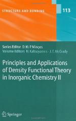 Principles And Applications Of Density Functional Theory In Inorganic Chemistry Ii