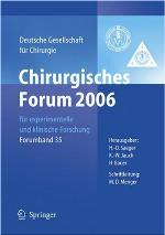 Chirurgisches Forum 2006 Fur Experimentelle Und Klinische Forschung