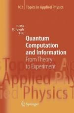 Quantum Computation And Information