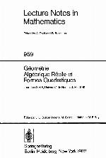Géométrie Algébrique Réelle et Formes Quadratiques : Journées S.M.F., Université de Rennes 1, Mai 1981