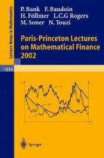 Paris-Princeton Lectures on Mathematical Finance