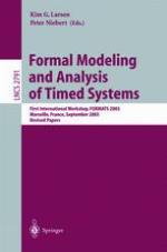 Formal Modeling and Analysis of Timed Systems