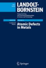 Atomic Defects in Metals / Atomare Fehlstellen in Metallen