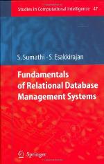 Fundamentals Of Relational Database Management Systems