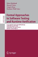 Formal Approaches to Software Testing and Runtime Verification