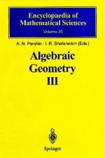 Algebraic Geometry III