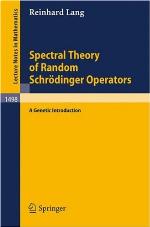 Spectral Theory of Random Schrodinger Operators