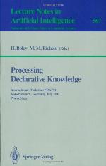 Processing Declarative Knowledge