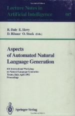 Aspects of Automated Natural Language Generation
