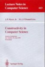 Constructivity in Computer Science