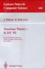 Database Theory - Icdt '92