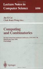 Computing and Combinatorics