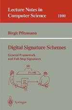 Digital Signature Schemes