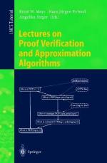 Lectures on Proof Verification and Approximation Algorithms
