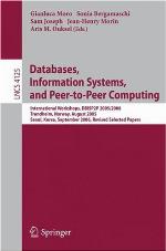 Databases, Information Systems, and Peer-To-Peer Computing