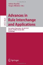 Advances in Rule Interchange and Applications