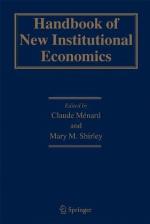 Handbook of New Institutional Economics
